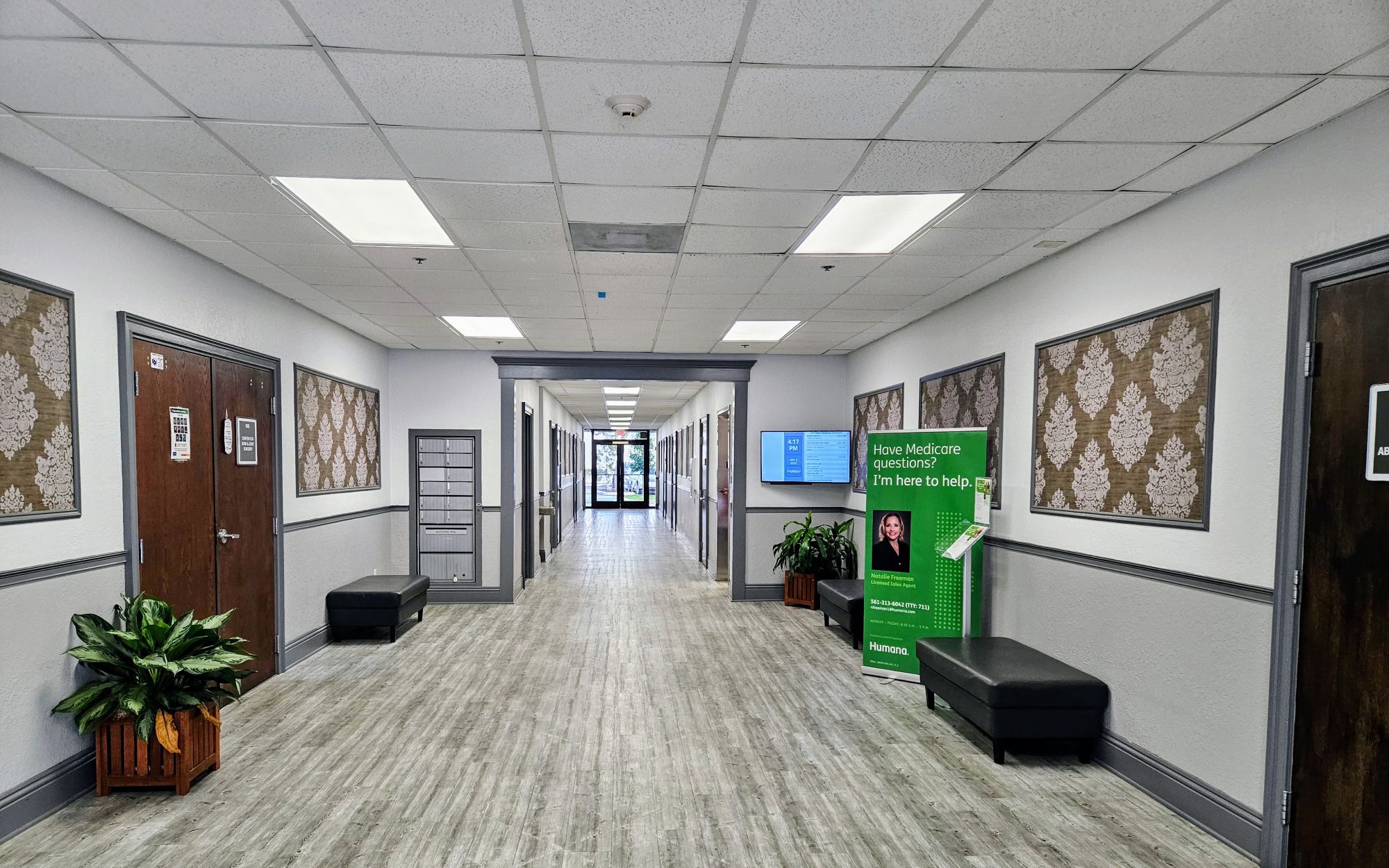 Clean Ish Older Medical Building Hallway